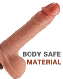 Realistic Dildo for Beginners Lifelike Huge Silicone Dildo, with Strong Suction Cup for Hands-Free Play, 7.7 "