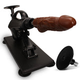 Sex Machine with Dildo and Suction Cup Attachments - Automatic Thrusting Machine, 3XLR Connector Adult Sex Toy