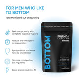 Bottom Fiber Supplement for Effortless Prep Time - Helps Promote Digestive Regularity - Psyllium Husk Based - for Men Who Bottom -180 Vegan Capsules - 1 Month Supply