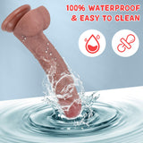 7.8 Inch Realistic Silicone Dildo, Anal Stimulation with Strong Suction Cups