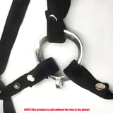 Chastity Device Auxiliary Belt Elastic Band Adjustable Scrotum Ring