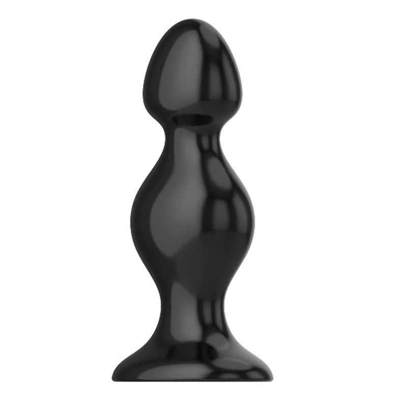 Black Smooth Silicone Butt Plugs