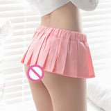 Slutty Pleated Mini Skirt
