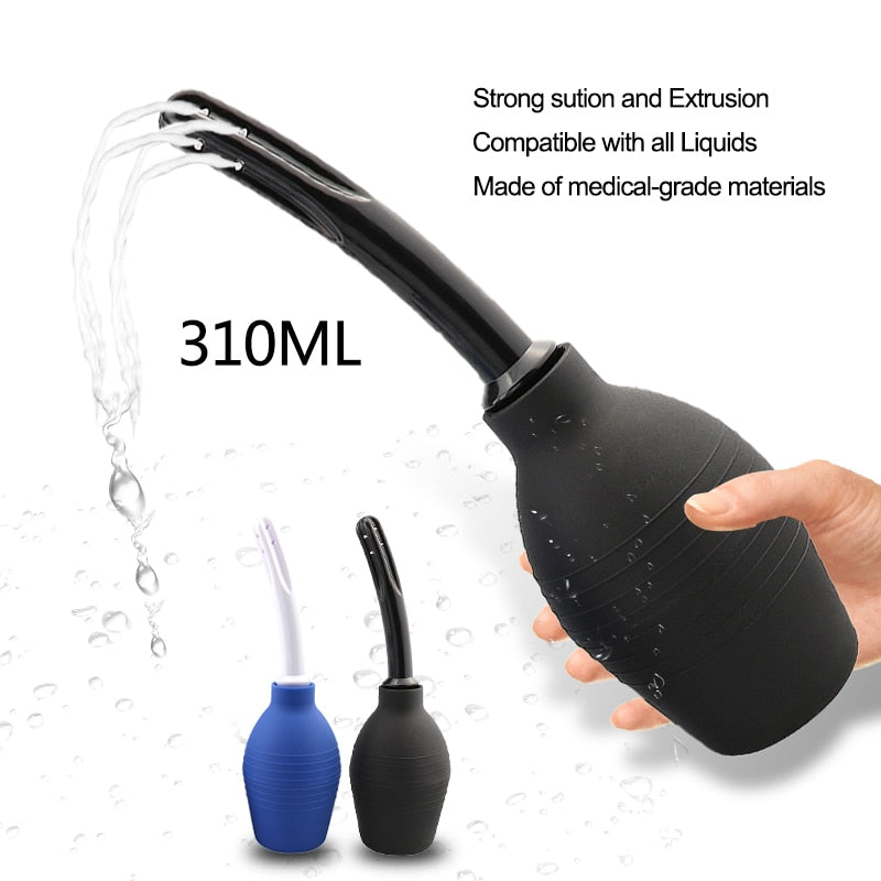 Medical Silicone Anal Enema with removable nozzle