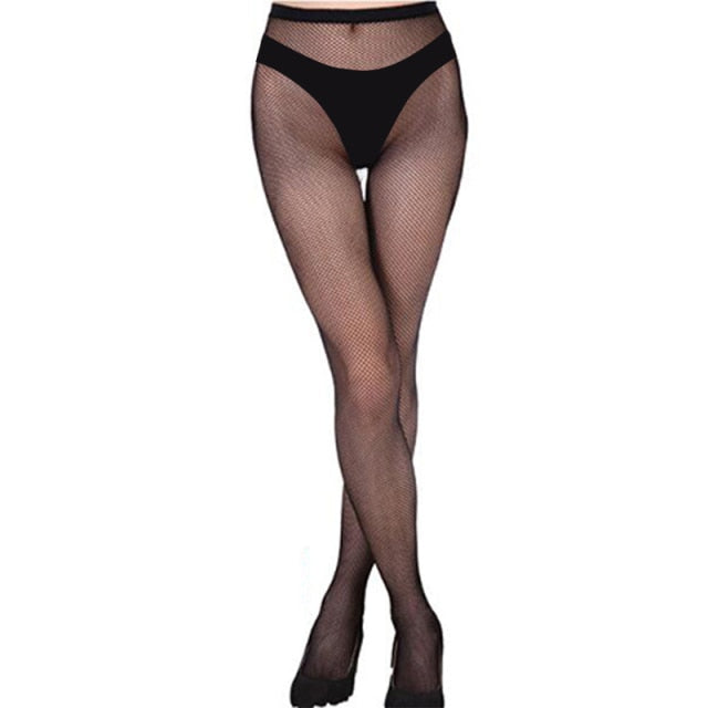 Sexy Fishnet Garter and Stockings - Thigh High with Lacy pattern