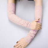 Sexy Lace Fingerless Arm Sleeve for slender arms