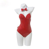 Bunny Girl Red Bodysuit Costume