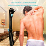 Foldable Electric Back Hair Shaver - Long Handle Hair Remover